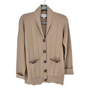 La Ligne New York XS Plunge neckline button long sleeve Molly cardigan sweater